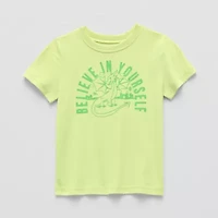 Okie Dokie Toddler & Little Boys Crew Neck Short Sleeve Regular Fit Graphic T-Shirt