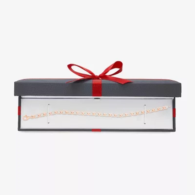 Womens 1/10 CT. T.W. Natural White Diamond Sterling Silver 7.5 Inch Tennis Bracelet