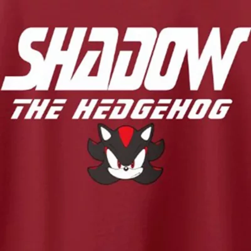 Shadow Little & Big Kid Boys Crew Neck Short Sleeve Oversized Sonic the Hedgehog Graphic T-Shirt