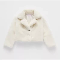 Knit Works Toddler Girls Faux Fur Midweight Coat