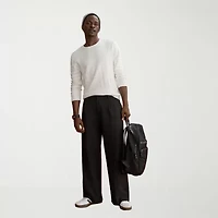 Stylus At Ease Wide Leg\N Mens Pleated Pant