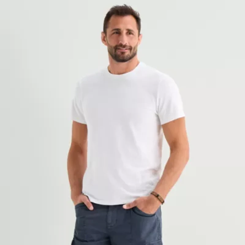 mutual weave Mens Crew Neck Short Sleeve T-Shirt