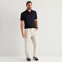 Stylus Mens Regular Fit Elbow Sleeve Polo Shirt