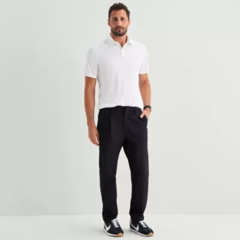 Stylus Mens Regular Fit Elbow Sleeve Polo Shirt