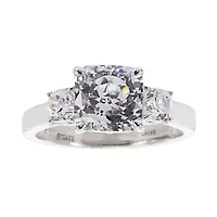 100 Facets by DiamonArt® Sterling Silver Cubic Zirconia Bridal Set