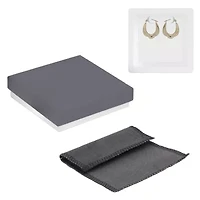 10K Gold 15mm Hoop Earrings