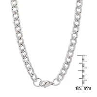 Mens Stainless Steel Hypoallergenic 24 Inch Curb Chain Necklace