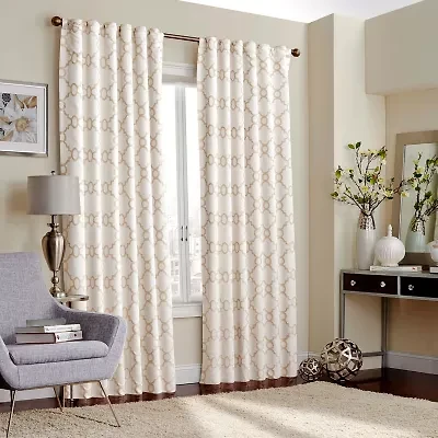 Eclipse Correll Rod Pocket Blackout Single Curtain Panel