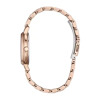 Citizen Minnie Mouse Womens Rose Goldtone Stainless Steel Bracelet Watch Ew2448-51w
