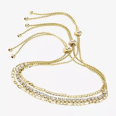 Sparkle Allure Birthstone Womens Red Crystal Bracelet Set