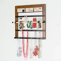 Hives And Honey Walnut Jewelry Organizer