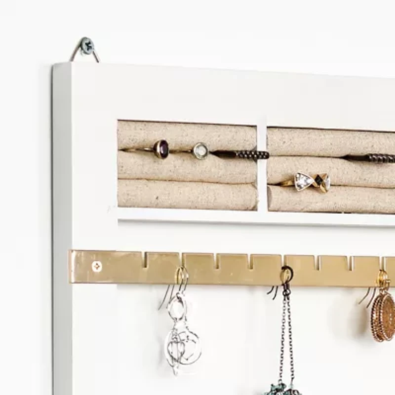 Hives And Honey White Jewelry Organizer
