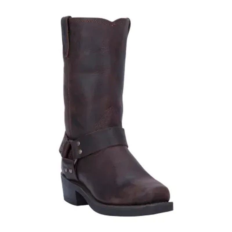 Dan Post Mens Dean Block Heel Motorcycle Boots