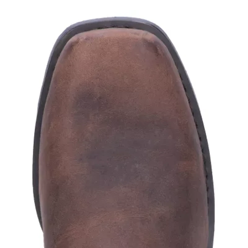 Dingo Mens Block Heel Motorcycle Boots Rev Up
