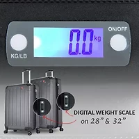 DUKAP Intely Hardside Spinner 32'' with Integrated Weight Scale