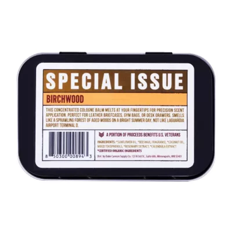 Duke Cannon Solid Cologne - Bourbon Mens Bar soap