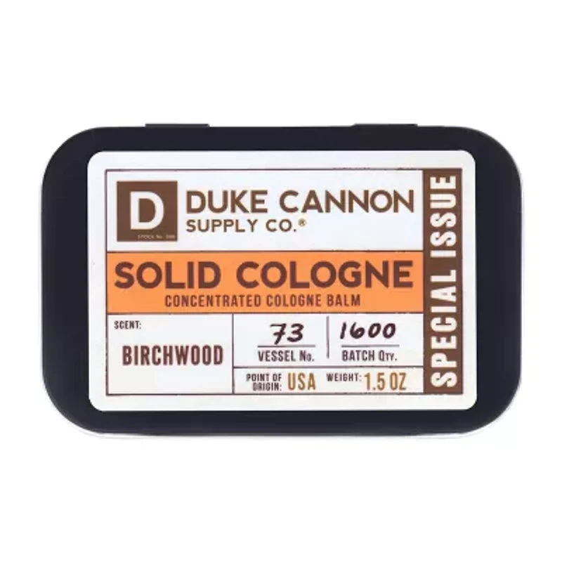 Duke Cannon Solid Cologne - Bourbon Mens Bar soap
