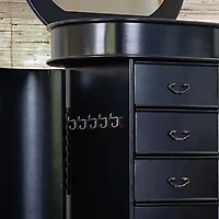 Hives And Honey Daley Black Jewelry Armoire