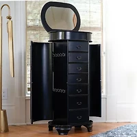 Hives And Honey Daley Black Jewelry Armoire