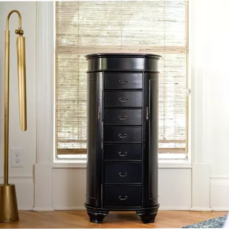 Hives And Honey Daley Black Jewelry Armoire