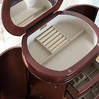 Hives And Honey Daley White Jewelry Armoire