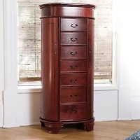 Hives And Honey Daley White Jewelry Armoire