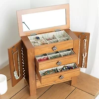 Hives And Honey Emma Walnut Jewelry Box