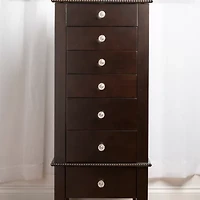 Hives And Honey Hannah Espresso Jewelry Armoire