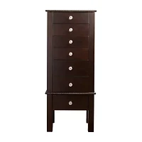 Hives And Honey Hannah Espresso Jewelry Armoire