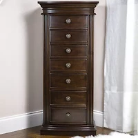 Hives And Honey Landry Walnut Jewelry Armoire