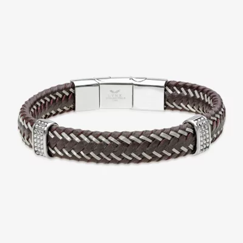 Mens Stainless Steel Wrap Bracelet