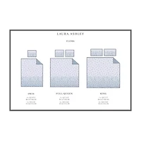 Laura Ashley Flora Reversible Quilt Set