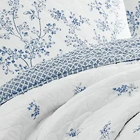 Laura Ashley Flora Reversible Quilt Set