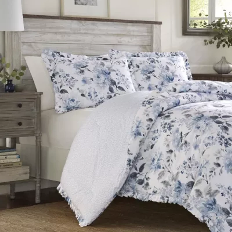 Laura Ashley Chloe Reversible Duvet Cover Set