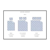 Laura Ashley Mila Midweight Reversible Comforter Set