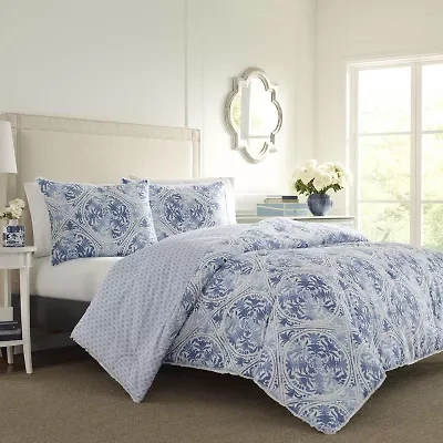 Laura Ashley Mila Midweight Reversible Comforter Set