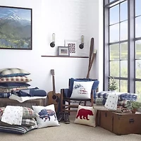 Eddie Bauer Timbers Plaid Reversible Duvet Cover Set