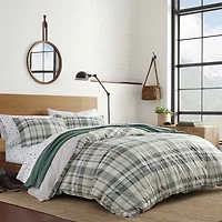 Eddie Bauer Timbers Plaid Midweight Reversible Comforter Set