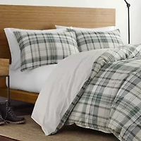 Eddie Bauer Timbers Plaid Midweight Reversible Comforter Set