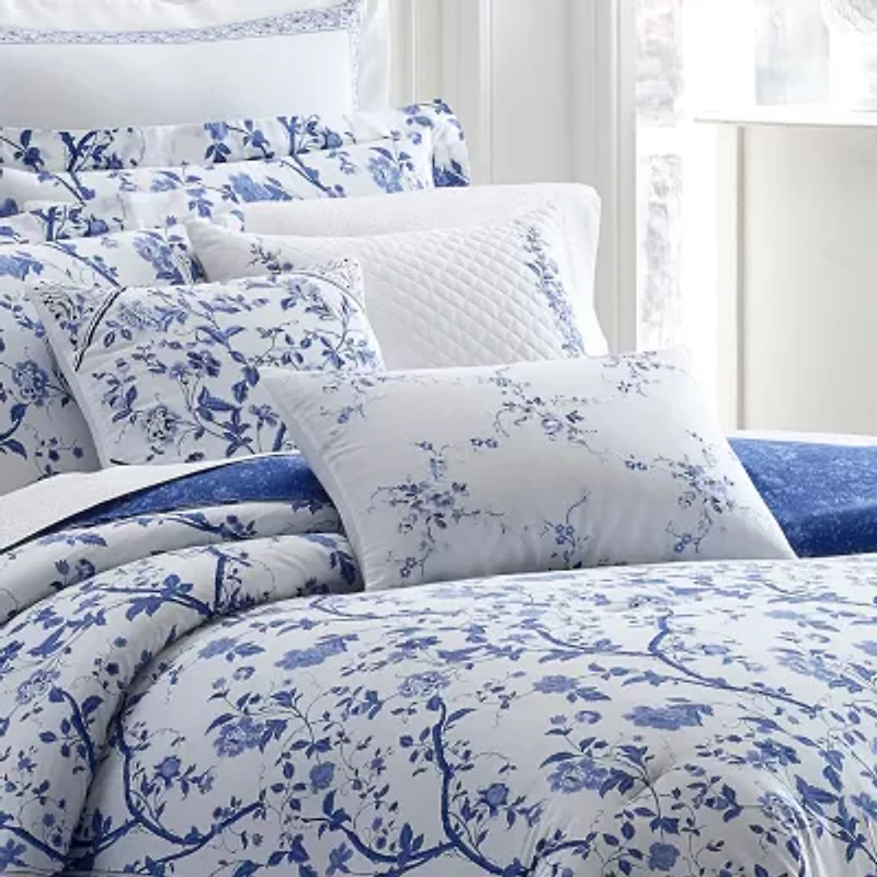 Laura Ashley Charlotte Floral Reversible Duvet Cover Set