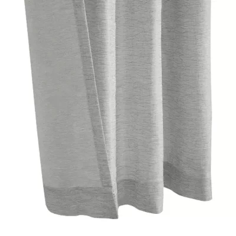 Danbury Rod Pocket Back Tab Light-Filtering Single Curtain Panel