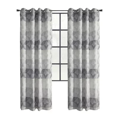Jackson Grommet Top Light-Filtering Single Curtain Panel