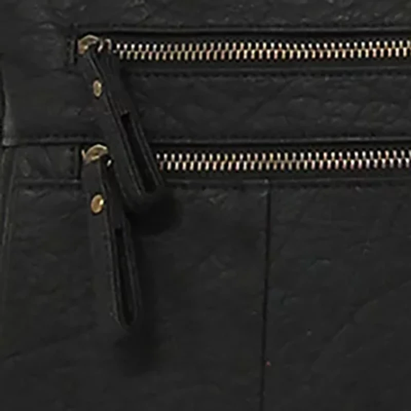 Bueno of California Medium Double Zip Crossbody Bag
