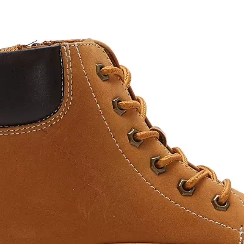 Thereabouts Little & Big Kid Boys Luke Flat Heel Hiking Boots