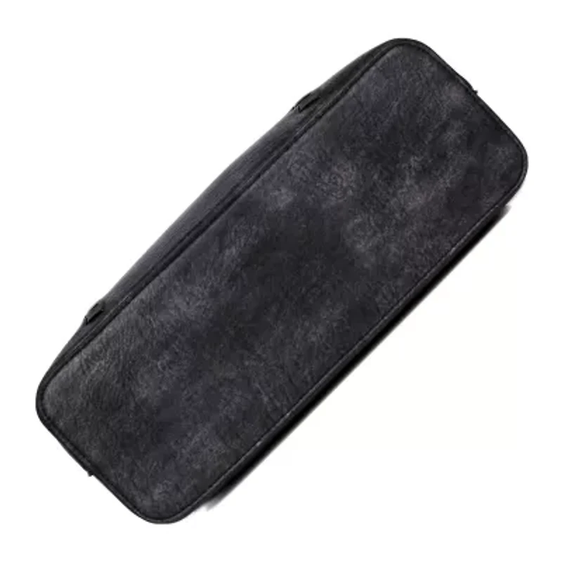 Julia Buxton Whip Stitch Organizer Adjustable Straps Womens Tote