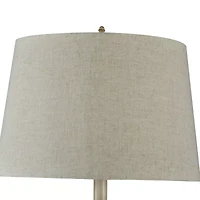 Stylecraft Bourgault Antique Beige Farmhouse Floor Lamp