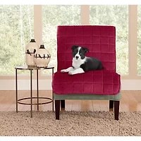 Sure Fit Deluxe Pet Armless Furniture Chair Protector