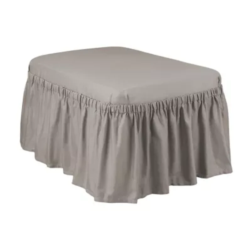 Sure Fit Duck Ottoman Slipcover