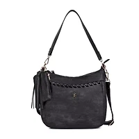 Julia Buxton Whip Stitch Crossbody Messenger Bag