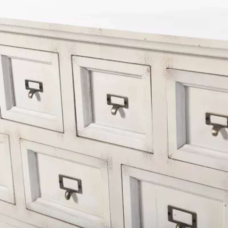 Shabby Chic Apothecary Cabinet with 15 Drawers